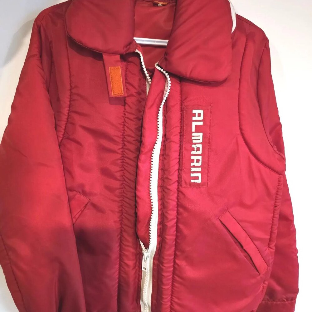 Vintage Red 1980s Floatation Jacket by Almarin Canada